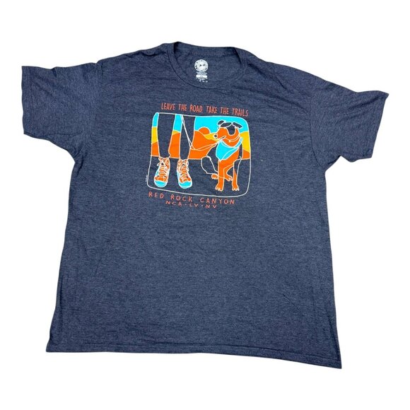 The Duck Company Red Rock Canyon Graphic T-Shirt XXL Soft Tee Nevada Souvenir - Picture 2 of 5